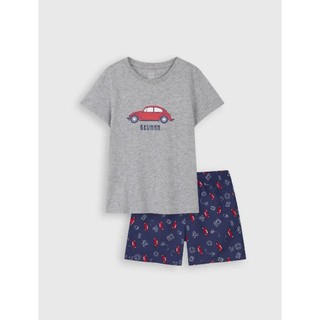 Bộ cotton cộc tay mặc nhà bé trai Canifa