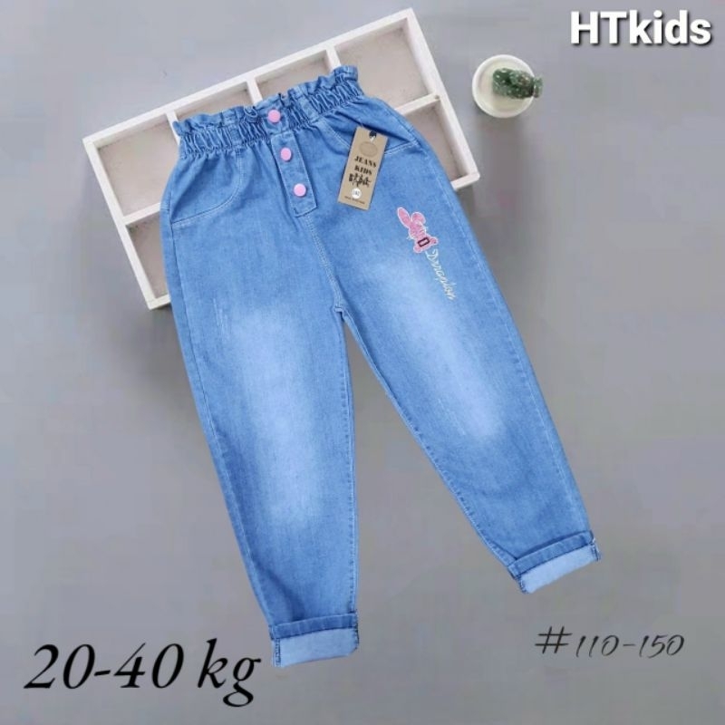 QUẦN JEAN DÀI BÉ GÁI SIZE ĐẠI 25-45KG QUẦN BÒ DÀI BÉ GÁI SIZE ĐẠI QUẦN BÒ BÉ GÁI BO GẤU