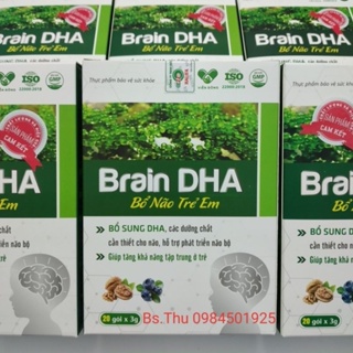 Brain DHA bổ não trẻ em dùng được cho trẻ từ 1 tuổi hỗ trợ phát triển não