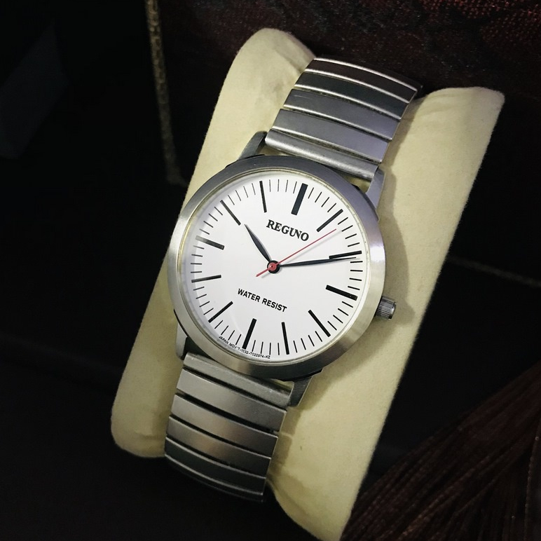 Đồng hồ nam Reguno Nhật Unisex dây chun