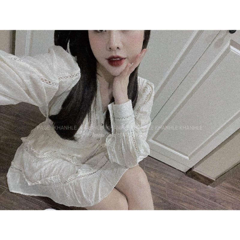 Sét bộ váy tơ