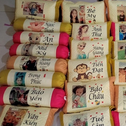 Gối ôm cho bé, gối ôm in hình theo yêu cầu