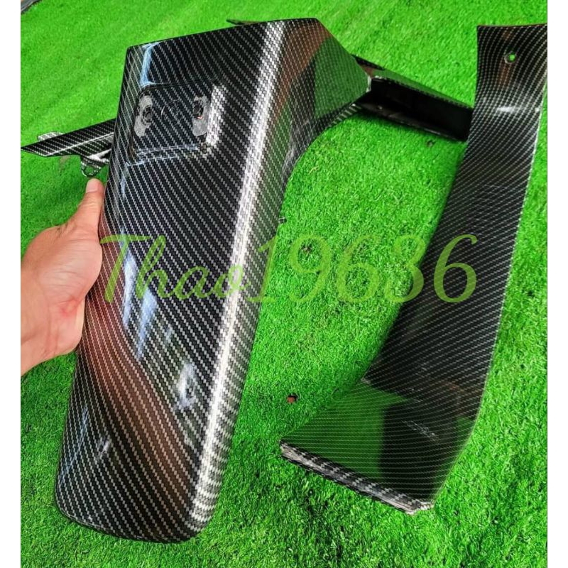 Full nhựa nhám Xipo - Satria 2000 sơn Carbon