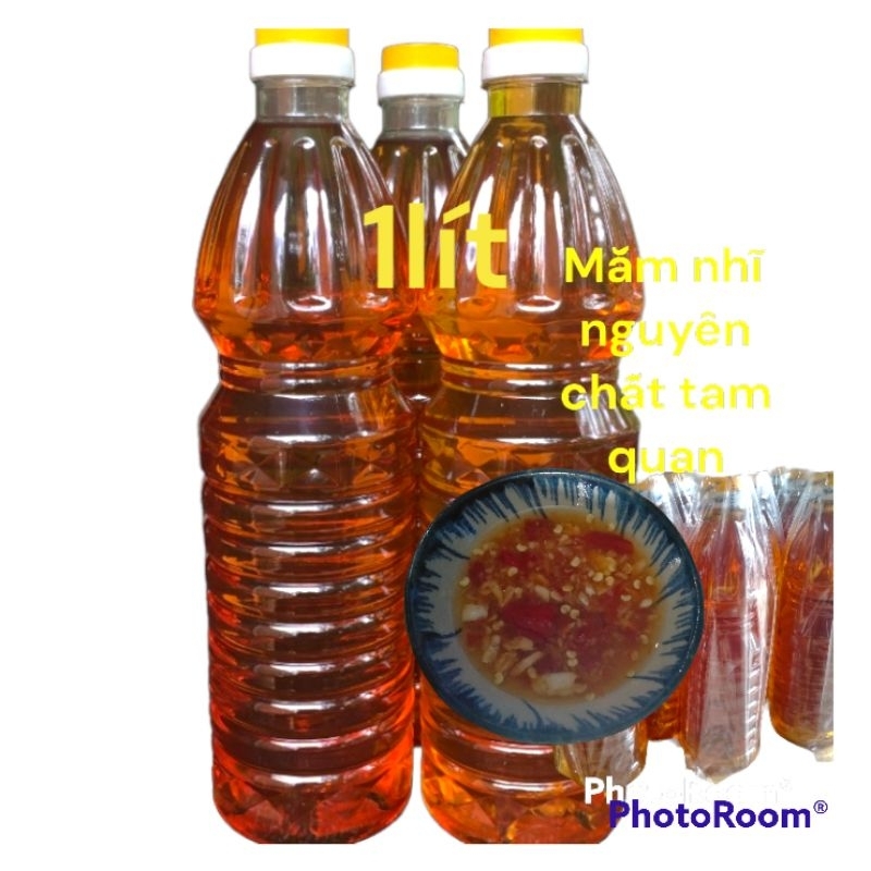 NƯỚC MẮM NHỈ CÁ CƠM ĐẶC SẢN BÌNH ĐỊNH - 1lit - ĐỘ ĐẠM CAO - NGUYÊN CHẤT HÀNG CHÍNH GỐC BÌNH ĐỊNH