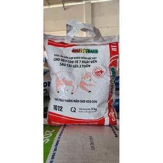 Túi 5kg Cám Heo Viên Đỏ cho heo con tập ăn hoặc cho Gà Vịt Con Chim Cảnh