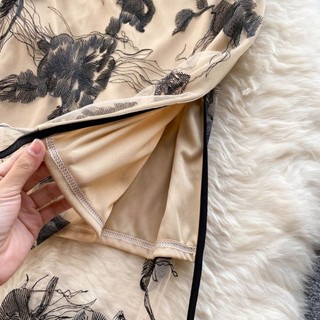 váy ren sườn xám dự tiệc