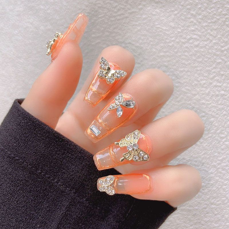 Charm bươm ,charm đá trang trí móng tay mới