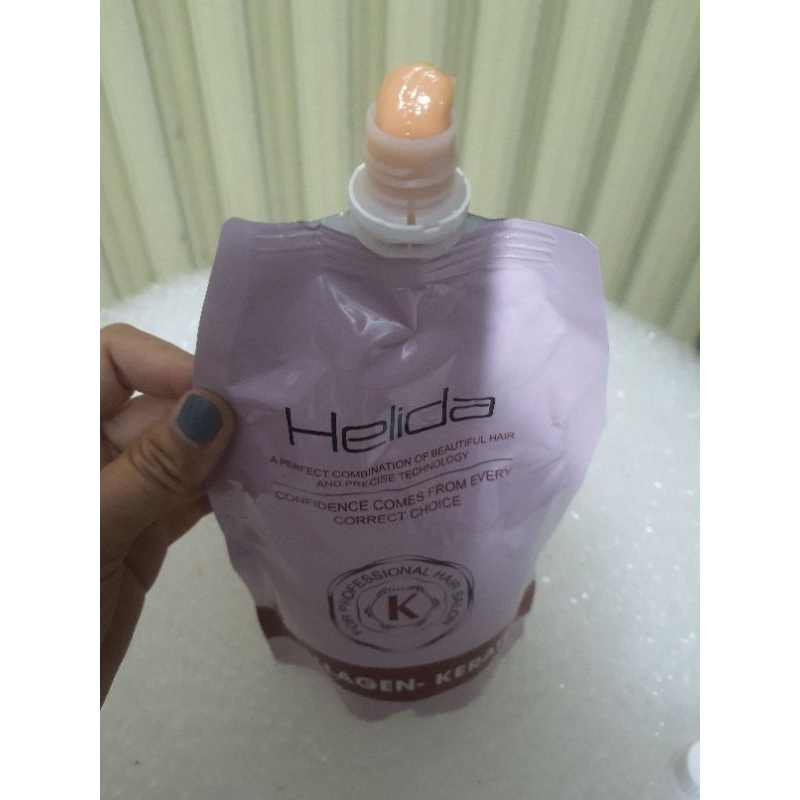 Hấp ủ tóc Colagen Keratin Helida gói 500g