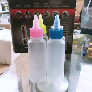 bình châm tra tóc để uốn duỗi nắp nhọn, vỏ chai