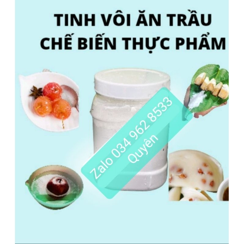 Vôi Ăn Trầu, Vôi Tôi sẵn hộp 1 ký