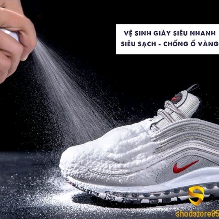 Bộ vệ sinh giày sneaker 300ml, giặt khô, tẩy trắng giày, bọt vệ sinh giày, không cần nước