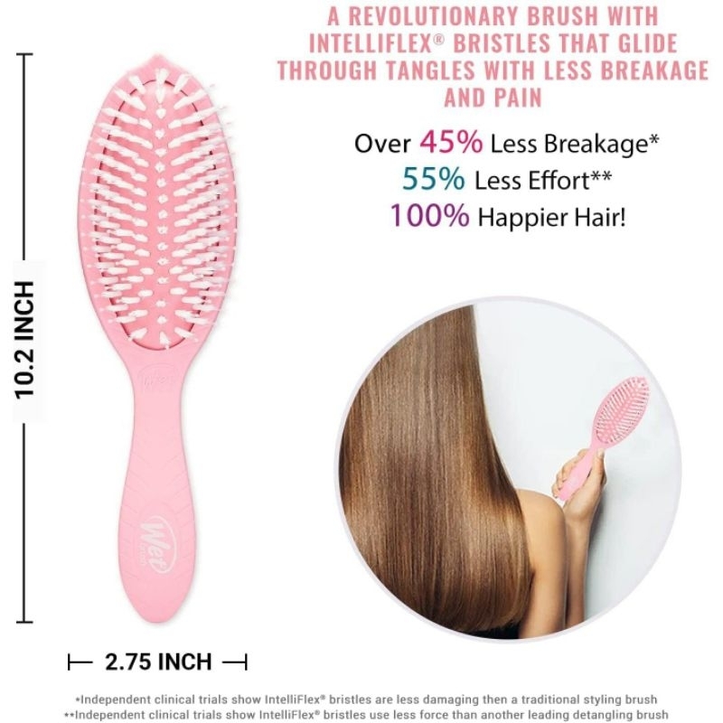 Lược Wetbrush go green dòng gỡ rối và làm bóng tóc tự nhiên