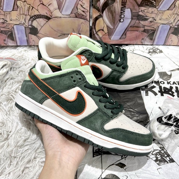 Giày Thể Thao/Giày Sneaker SB Dunk Low Green Otomo. Giày SB Otomo Xanh Rêu Siêu Cấp Full Box