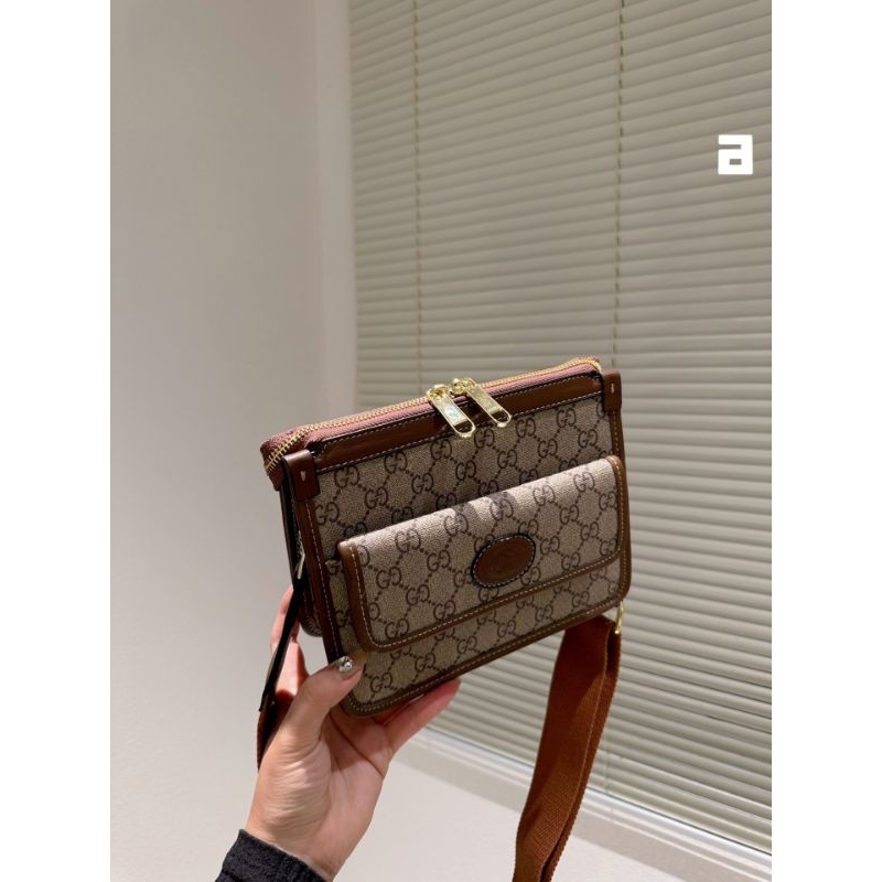 Túi đeo chéo nam G.C RETRO da dày dặn sz21x17cm cực chất