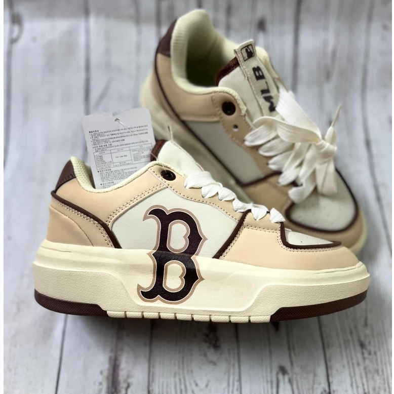 MLB Liner Chunky chữ B vàng, Giày Thể Thao MLB Tăng Chiều Cao nam và nữ Hot trend 2022 MLB chữ B Bản Cao Cấp