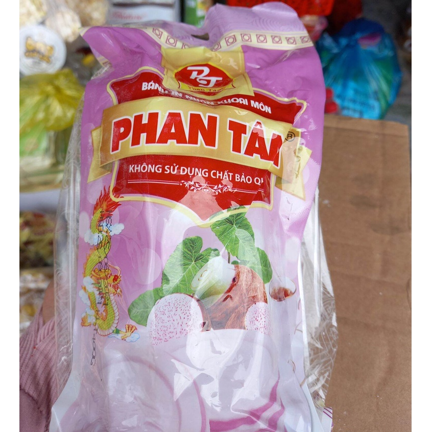 COMBO 3 GÓI BÁNH IN PHAN TÂM NHÂN KHOAI MÔN - gói 400gr
