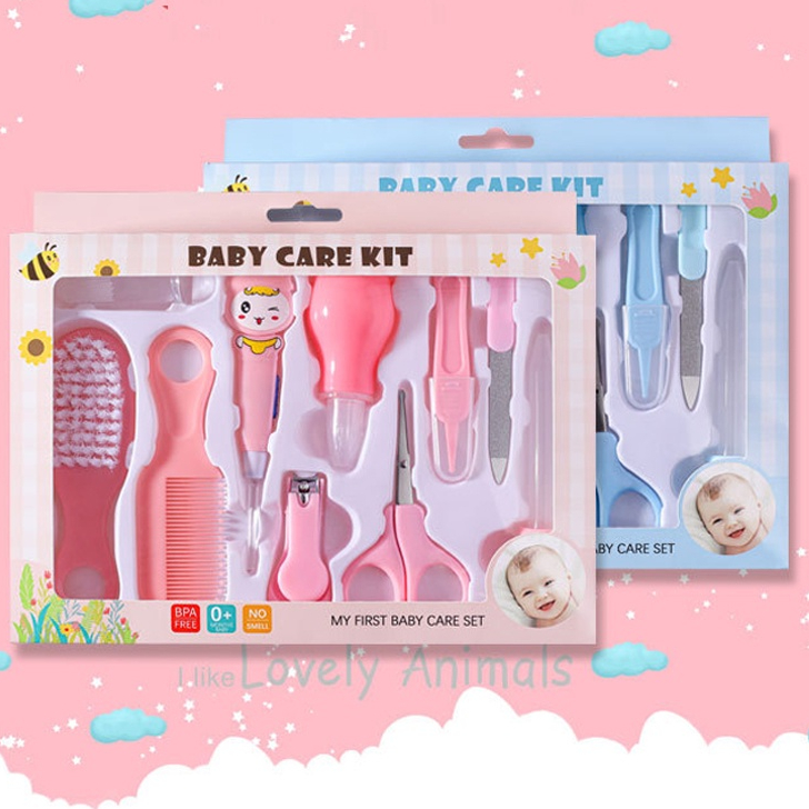 Bộ Dụng Cụ Chăm Sóc Sức Khỏe Cho Bé 10 chi tiết