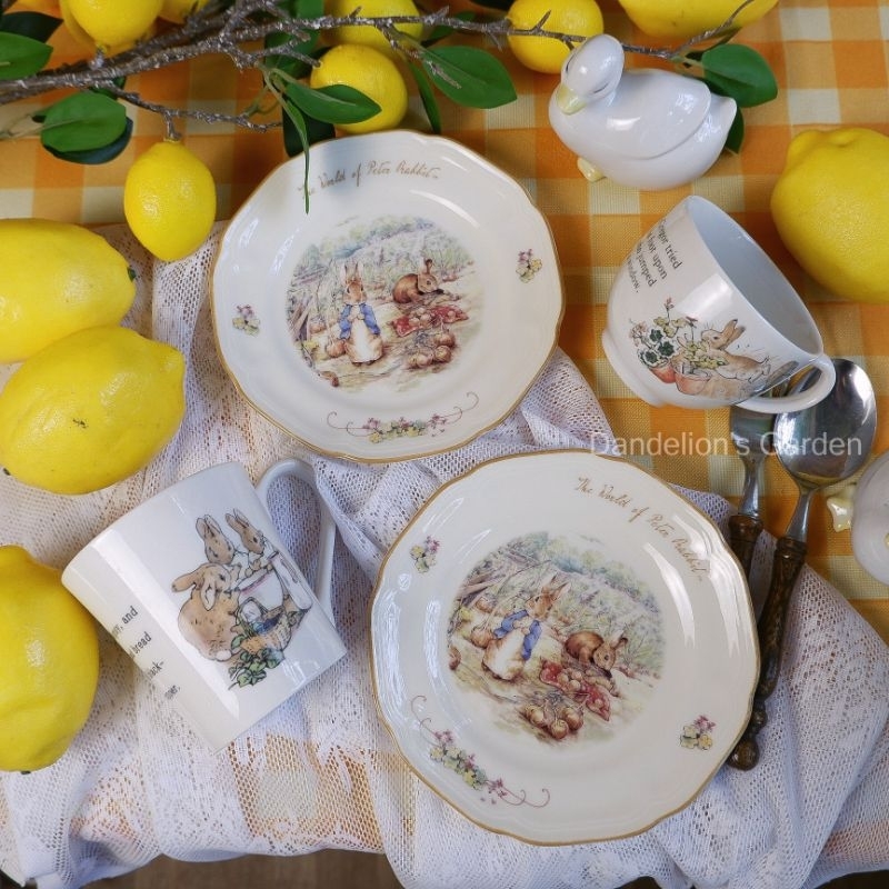 Dĩa peter rabbit vintage