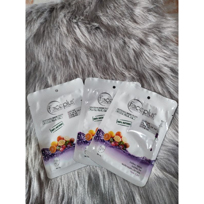 mặt nạ trắng da trái cây face plus