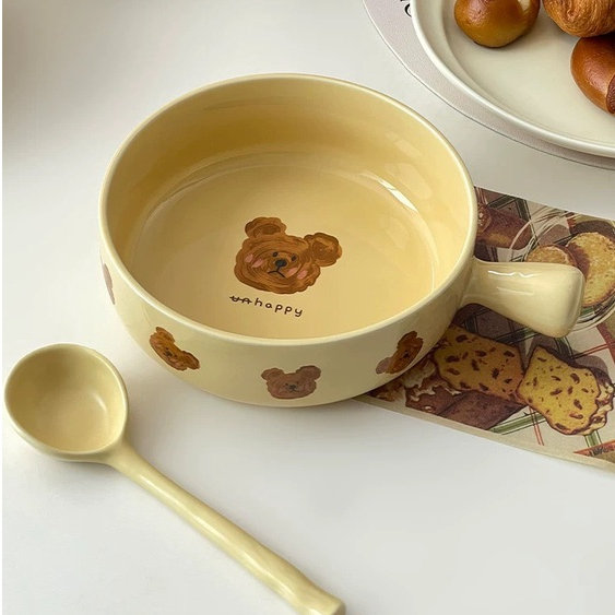 Bộ sưu tập bát đĩa Gấu Emo đáng yêu, Bộ bát đĩa bàn ăn đáng yêu