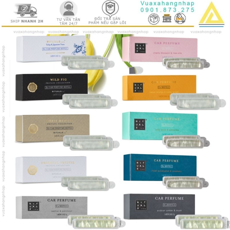 Xả Hàng Nước hoa xe hơi cao cấp dạng sáp RITUALS car perfumed | BigBuy360 - bigbuy360.vn