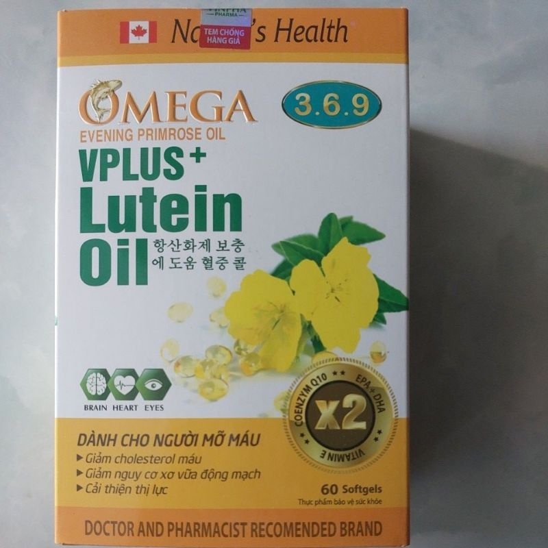 OMega 3.6.9 Lutein VPlus