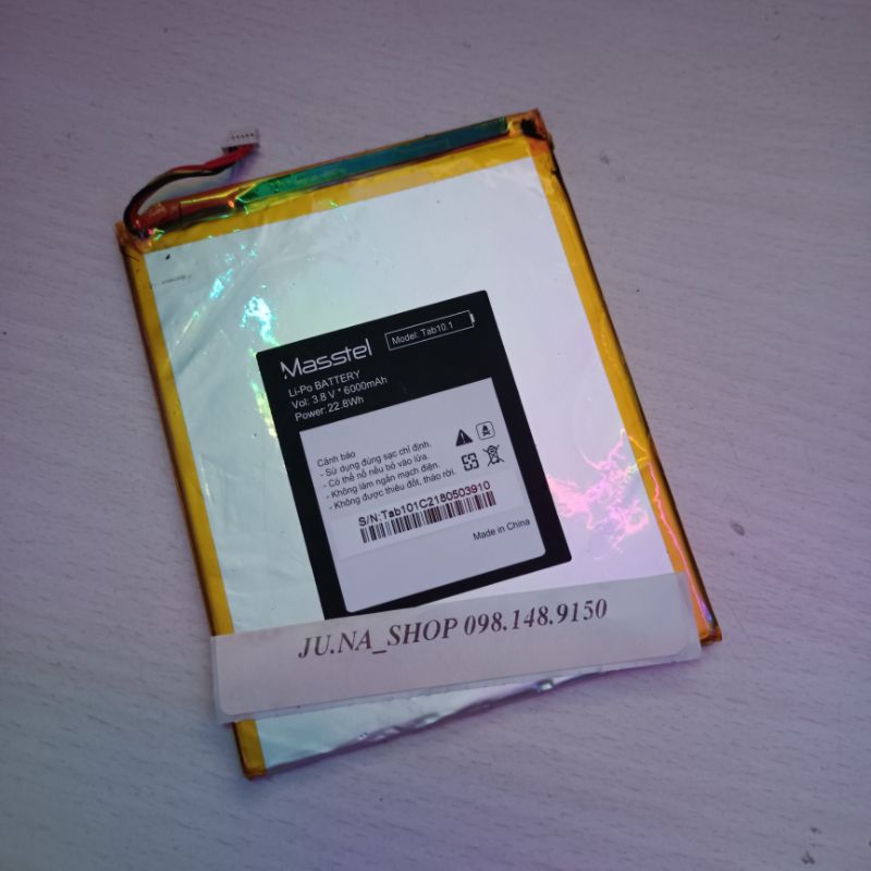 Pin Masstel Tab 10.1 Zin Bóc Máy