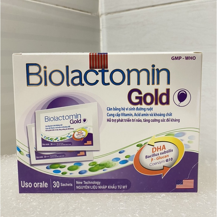 Cốm Biolactomin Gold - Hỗ trợ tiêu hóa