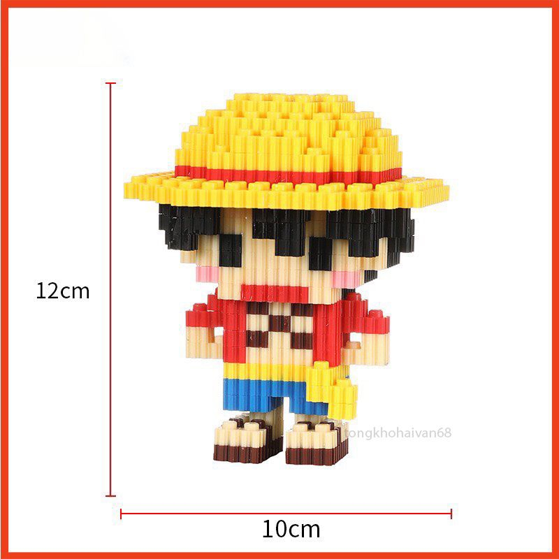 Lego mini hoạt hình 3d dễ thương ib chọn mẫu, xếp hình