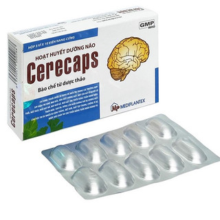 >> Hoạt Huyết Dưỡng Não Cerecaps tuần hoàn máu não,cải thiện trí nhớ hộp 30 viên