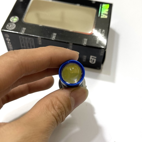 Đèn pha Led Bi Cầu BMA chân M5, 2 chân, 2 chế độ cos vàng pha trắng siêu sáng