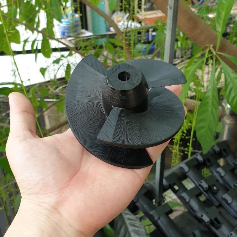 Cánh quạt siêu nạp chế jet 100mm bằng nhựa in 3D siêu cứng