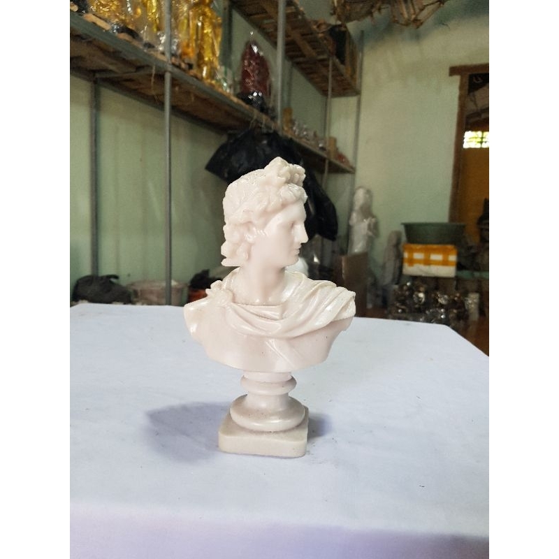 Tượng trang trí, Apollo Hy Lạp, dùng trang trí, làm quà tặng, cao cấp,  cao 21cm