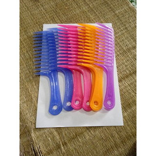 Lược nhựa răng to thưa chải tóc đẹp