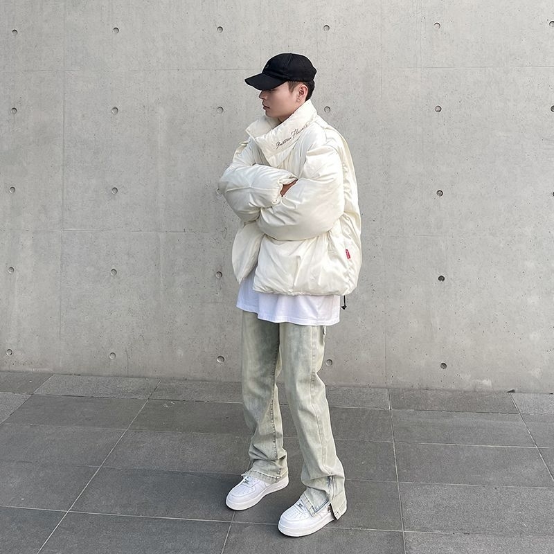 QUẦN BÒ NAM XẺ GẤU CÓ KHOÁ KÉO ,PHONG CÁCH ĐƯỜNG PHỐ HÀN QUỐC