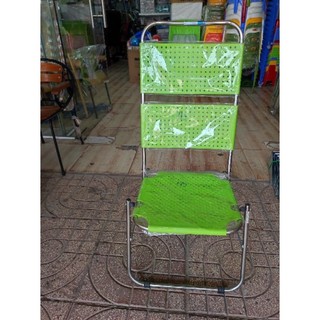 Ghế xếp nhựa lưng cao