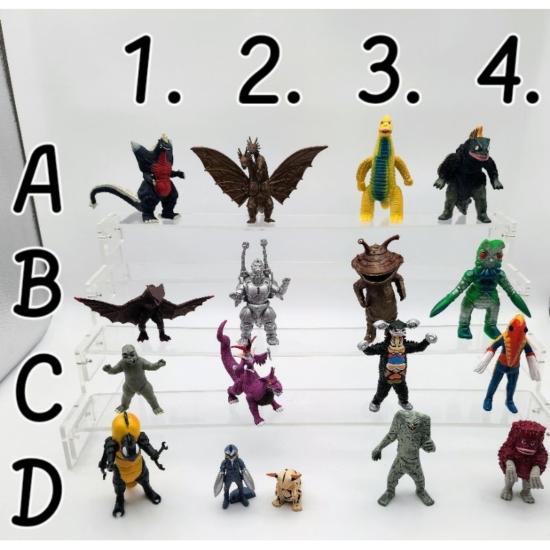 Mô hình HG Godzilla Gashapon, ultraman 02, chính hãng, 2nd