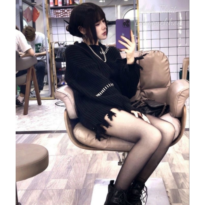 Áo Len Dệt Kim Kiểu Dành Cho Nam Nữ