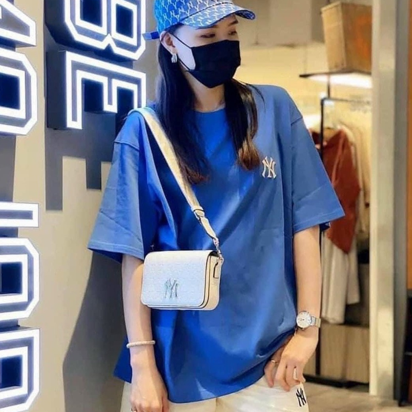 Túi xách nữ M.LB NY đeo chéo JanSi, dáng vuông dây đeo bản to size 18 Fullbox Tag Mac