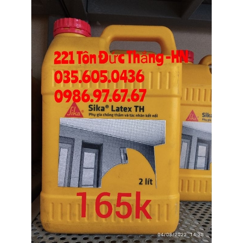 Sika Latex Th can 2L Phụ gia chống thấm và tác nhân kết nối