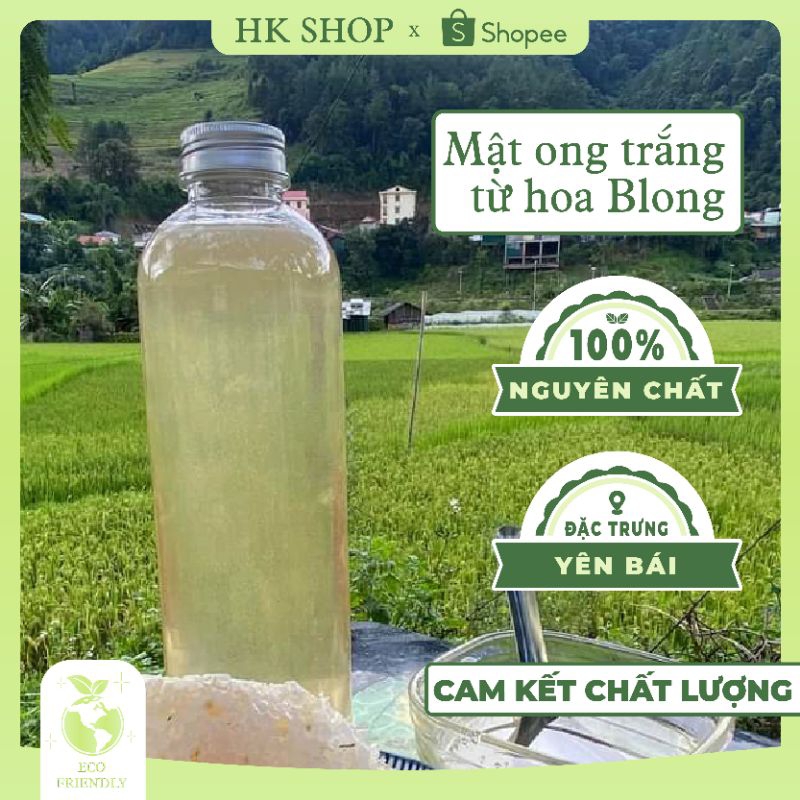 Mật ong trắng từ hoa Blong Song nguyên chất 100%. Đặc trưng ở Yên Bái