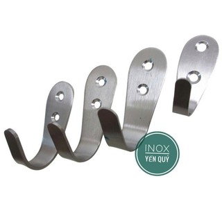 INOX MỜ MÓC ĐƠN TRÒN TREO TƯỜNG TIỆN LỢI