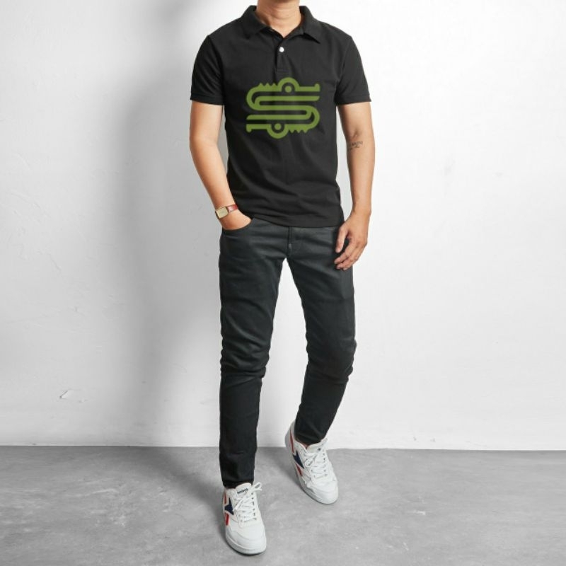 Áo thun nam có cổ ngắn tay thun poly