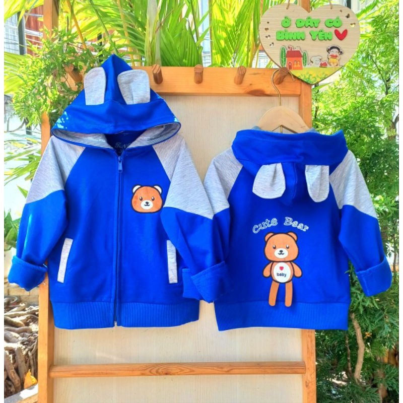 Áo khoác bé trai từ 13 đến 45kg