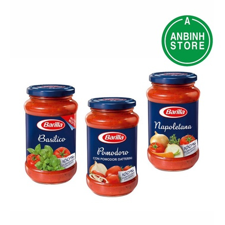 Sốt Barilla (Sốt mì Ý) loại lọ 200g - Nhiều vị