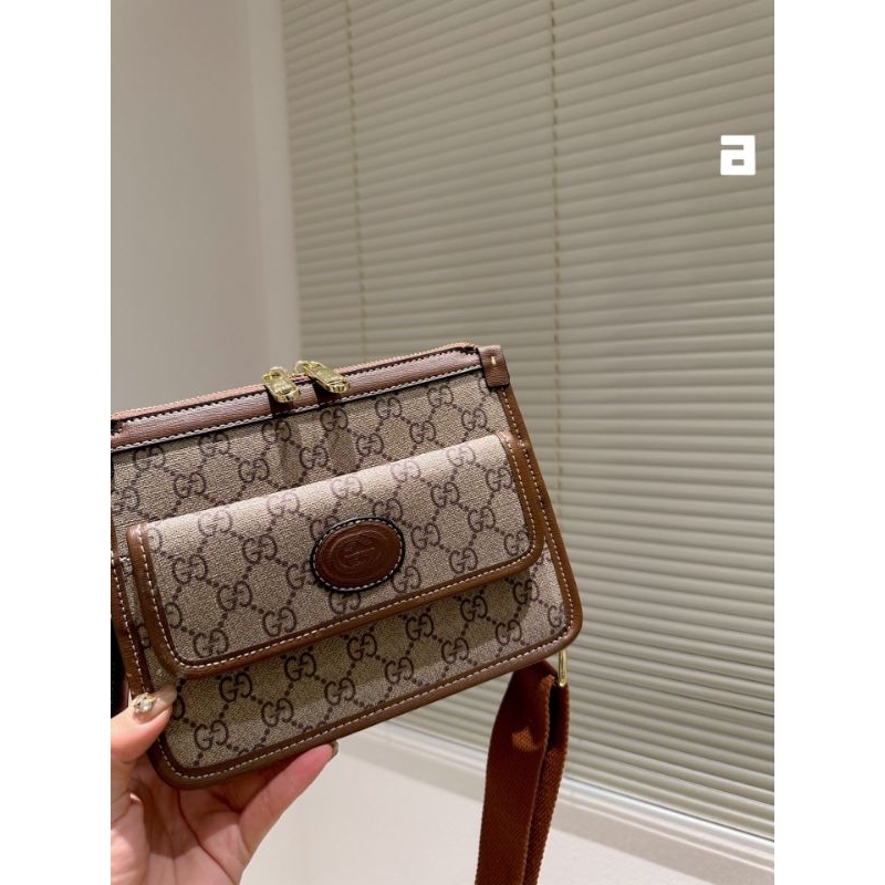 Túi đeo chéo nam G.C RETRO da dày dặn sz21x17cm cực chất