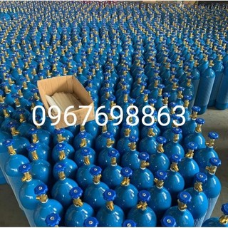 Bình khí argon hàn tig 9Lít trọn bộ