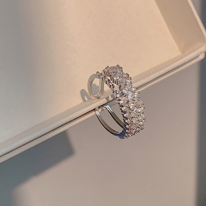 Nhẫn đá 2 lớp sang chảnh NHAN16