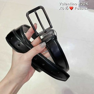 Thắt lưng dây lưng da bóng nam Valentino Creations (tặng túi giấy)