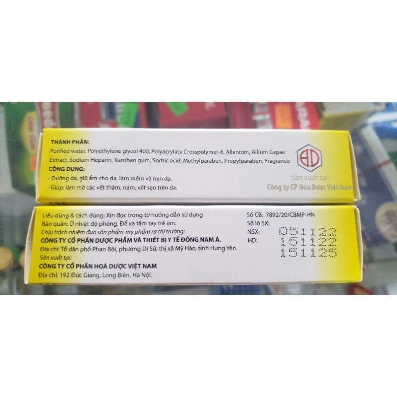 Kem bôi sẹo Contracext 10g ,gel giúp mờ sẹo, mờ thâm